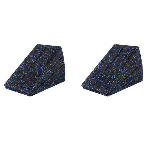 3pc Leg Stretcher Foot Squat Wedge Foam Slant Board for Squats Calf