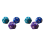 3Pc 12-Sided Tarot Dice Resin Divination Cards Game for Astrologers 1