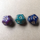 3Pc 12-Sided Tarot Dice Resin Divination Cards Game for Astrologers 4
