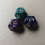 3Pc 12-Sided Tarot Dice Resin Divination Cards Game for Astrologers 2