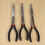 3X 11 inch NOSE PLIERS SET STRAIGHT & BENT TIP TOOL 5
