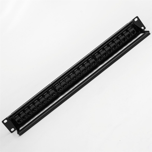 3X 19Inch 1U Pass-Through 24 Port CAT6 Cable Adapter Jack 2