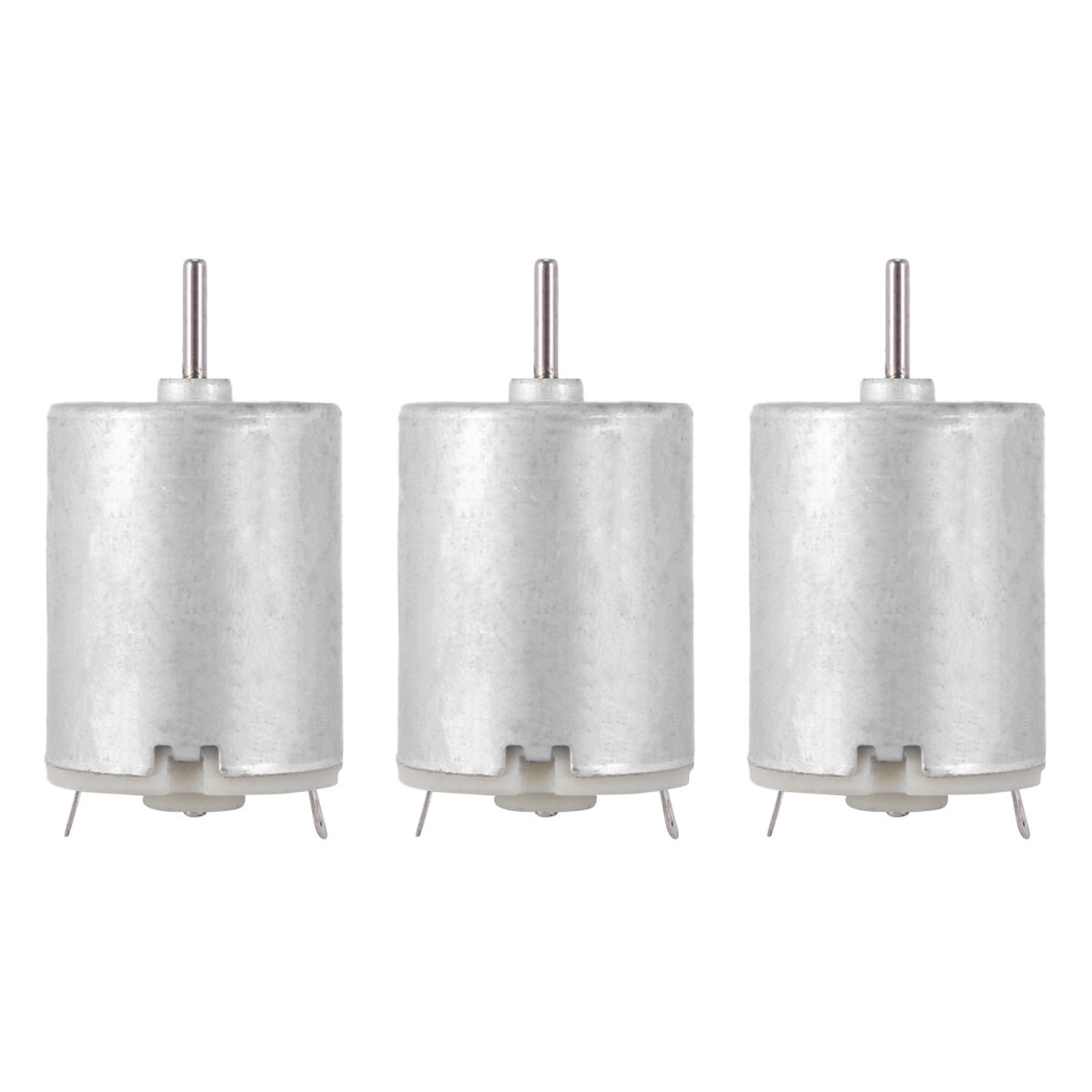 3X 8000Rpm 9V 68Ma High Torque Magnetic Cylindrical Dc Motor Silver 4713239243112