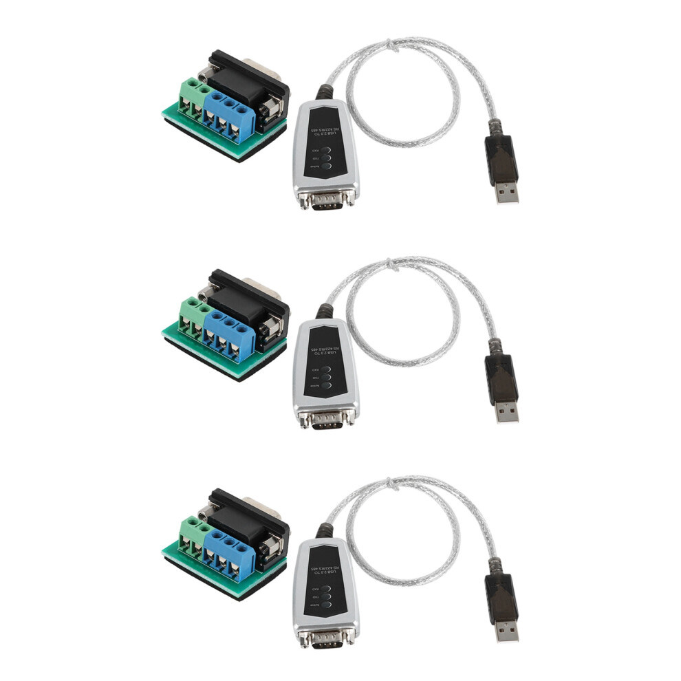 3X Usb To Rs485 Rs422 Serial Converter Adapter Cable Chip 4713514295492