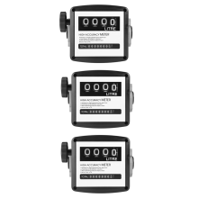 3X Mechanical Fuel Gauge 4-Digit Fuel Flow Mechanical Fuel Flow Meter