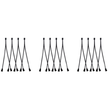 4 Pack PWM Fan Splitter Cable Y Computer PC 4 Pin 1 to 2 ,Braided