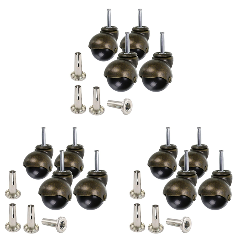 4 Pack 2 Inch Ball Caster With Sockets,For Furniture,Sofa,Chair 4713514298707