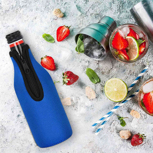 4 Pack Beer Bottle Insulator Sleeve Keep Drink Cold,Neoprene Cover 2