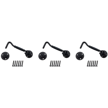 4 Inch Stainless Steel Door Hook & Eye Latch with Mounting Screws