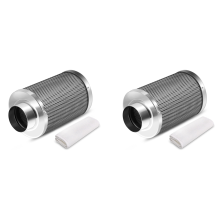 4 Inch Air Carbon Filter Odor Control,Reversible,for Grow Tent Rooms