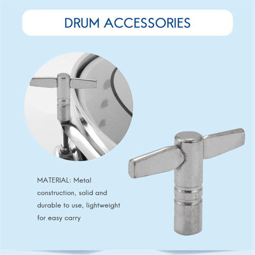 4 Pack Drum Tuning Key with Continuous Motion Speed Percussion Parts 2