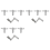 4 Pack Drum Tuning Key with Continuous Motion Speed Percussion Parts 1