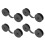 4 Pack Typewriter Ribbon Twin Spool Typewriter Ribbon Ink (Black) 3