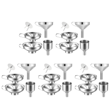 4 Pack Stainless Steel Kitchen Funnel Is for Transferring Liquid