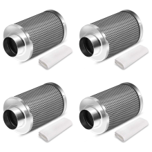 4 Inch Air Carbon Filter Odor Control,Reversible,for Grow Tent Rooms