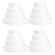 4 Pack Foam Cake Dummy for Decorating and Wedding Display,Sculpture