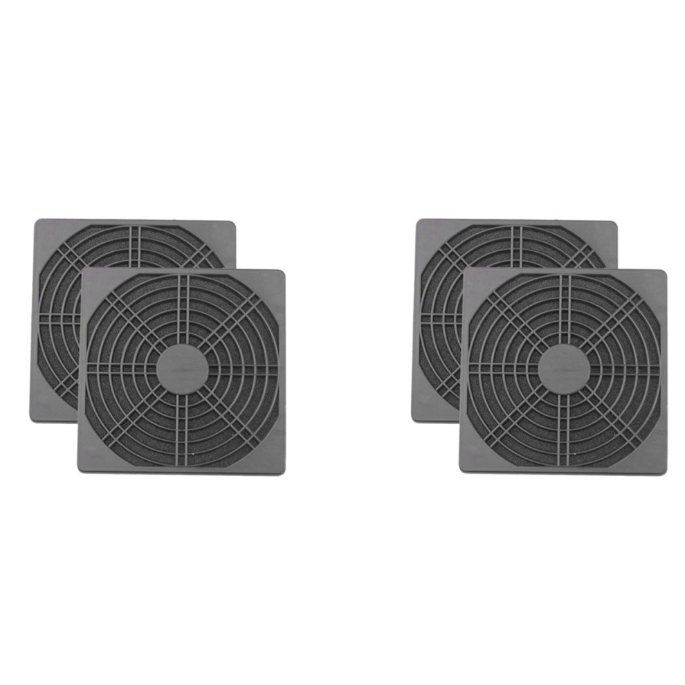 4 Pcs Abs Computer Ventilator Grill 120Mm Fan Filter Fan Mesh Cover 4713514212260