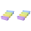 4 Packs 17 Inches Flower Window Box Plastic Vegetable 3