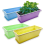 4 Packs 17 Inches Flower Window Box Plastic Vegetable 2