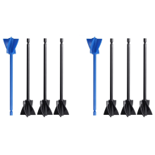 4 Pcs Epoxy Mixer Attachment for Drill, Reusable Mixer Paddle