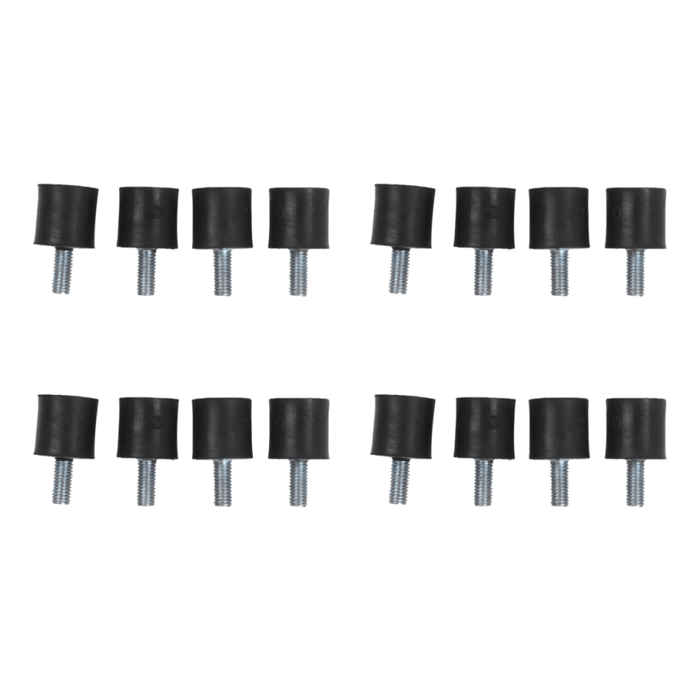 4 Pcs M5 Male Female Anti Vibration Rubber Mounts Isolators 15X15mm 4713514214813