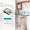 4 Pieces Stainless Steel Kitchen Dish Towel Hook Wall Mount 3