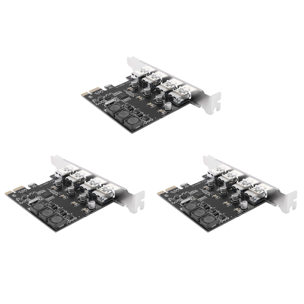 4 Port Usb 3.0 Pci Express Expansion Card Pcie Pci-E Host Controller 4713514218767