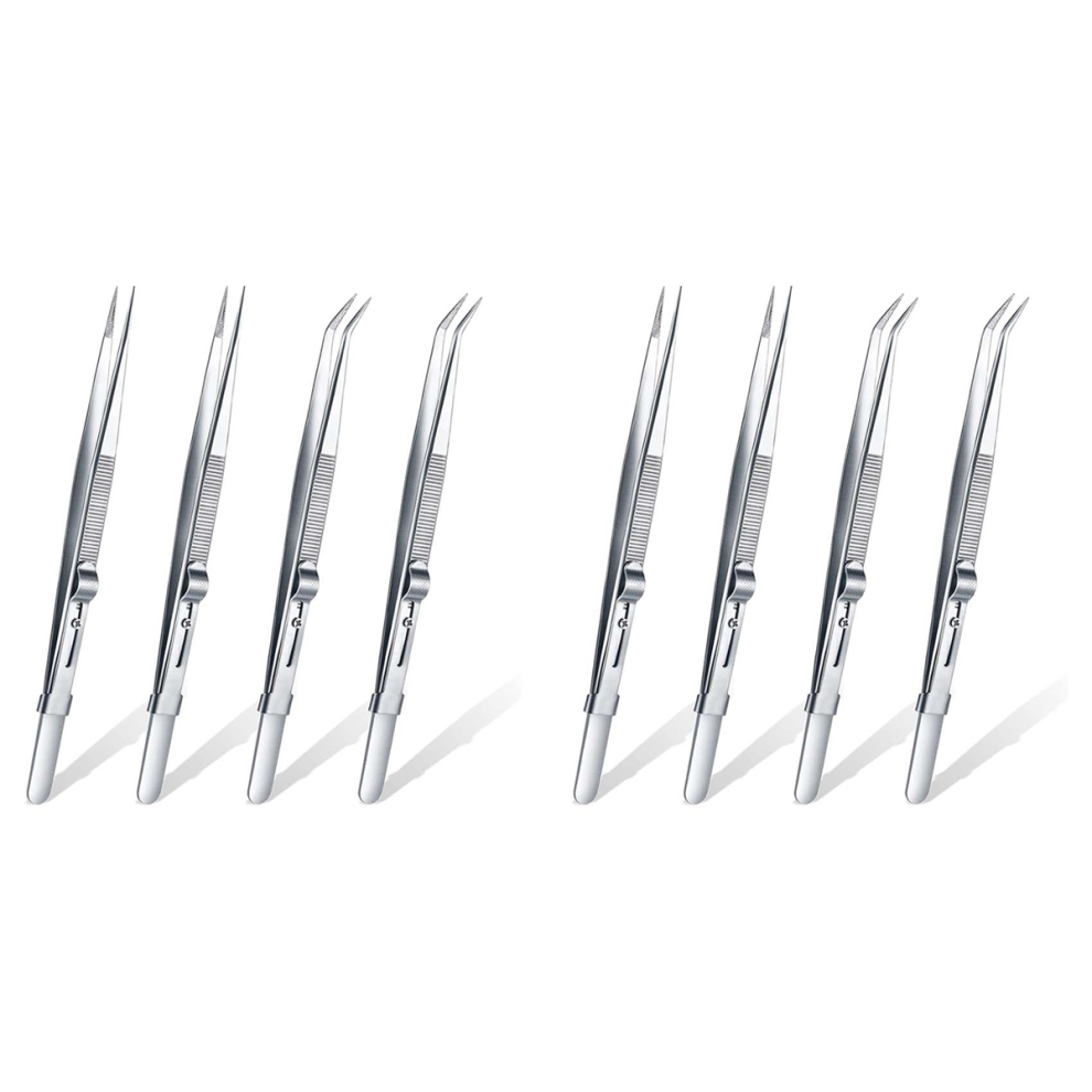 4 Pieces Precision Soldering Tweezer ESD Anti-Static Industrial