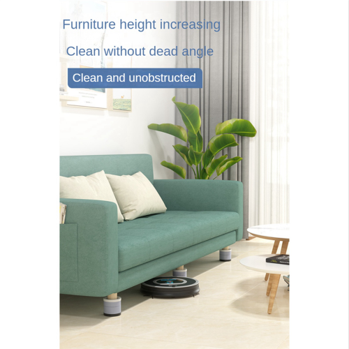 4 Sets Furniture Bed Risers Round Bed Lifts Risers Adjustable Height 1
