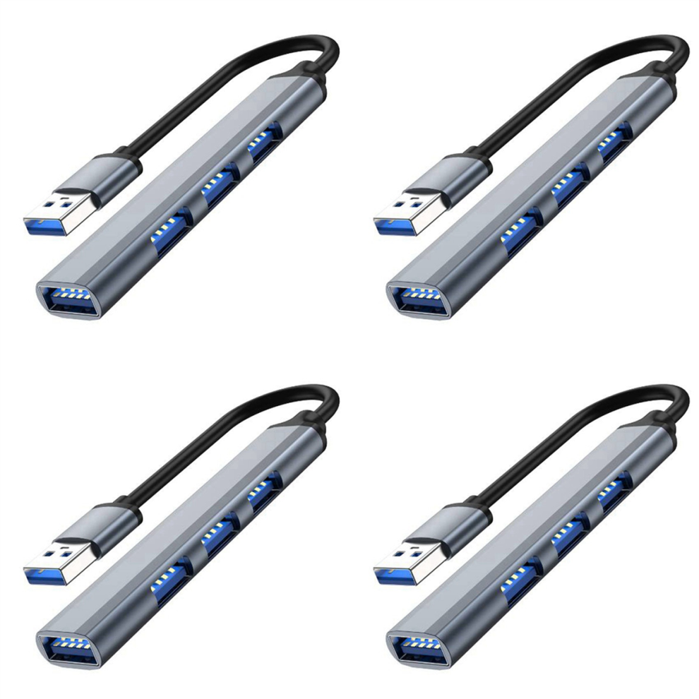 4 Ports Usb Hub Splitter Multi Usb To Usb 3.0 Adapter Usb Adapter 4713514218934
