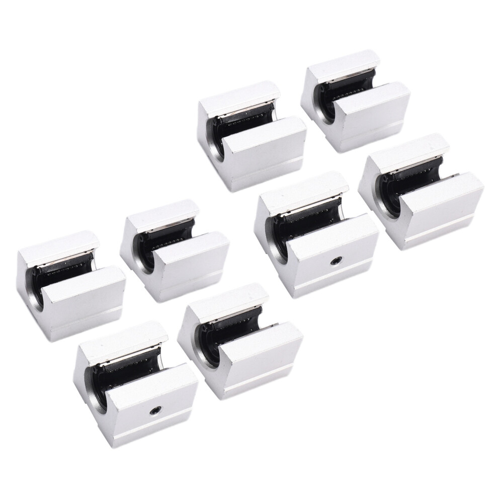 4 X Sbr12uu 12Mm Linear Motion-Router Lager Fester Block, Silber 4713514201424
