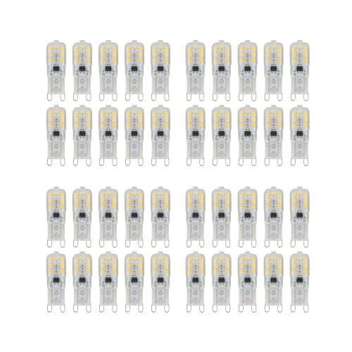 40 X G9 5W LED Bulb Replace Light Lamps AC220-240V, Warm white
