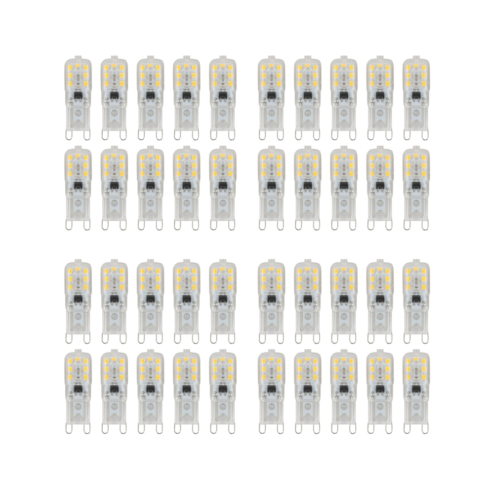 40 X G9 5W LED Bulb Replace Light Lamps AC220-240V, Warm white