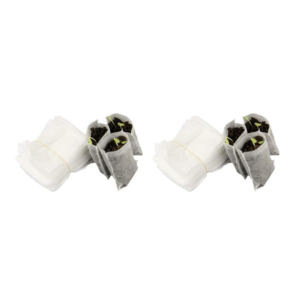 400 Pcs Seeding Bags Small Plant Grow Non-Woven for Home Garden-image-OPC-PJ2Y2YZ-NEW