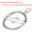 40 Pcs Metal Curtain Ring for Curtains,32 Mm Inner Diameter (Silver) 2