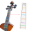 4/4 Violin Fretboard Sticker Marker Fiddle Learn Note Chart Tape 2Pcs 2