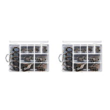 40 Pcs/Set Fishing Rod 8 Sizes Repair Kit Line Rings Stainless Steel