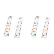 4/4 Violin Fretboard Sticker Marker Fiddle Learn Note Chart Tape 2Pcs