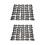 40Pcs Pince U-forme Pr Perruque Cheveux Extensions DIY Clips Noir 1