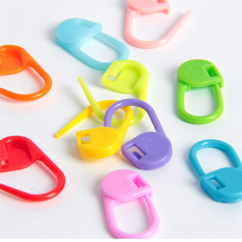 400 Pieces Crochet Locking Markers, Knitting Clips,Mixed Color 2