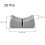 40Pcs Console Mixer Slider Fader Knobs for Potentiometer Gray Knob 3