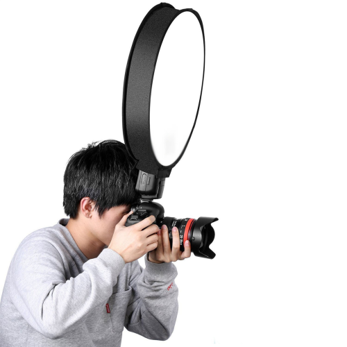40Cm Round Universal Portable Speedlight Softbox Flash Diffuser 2