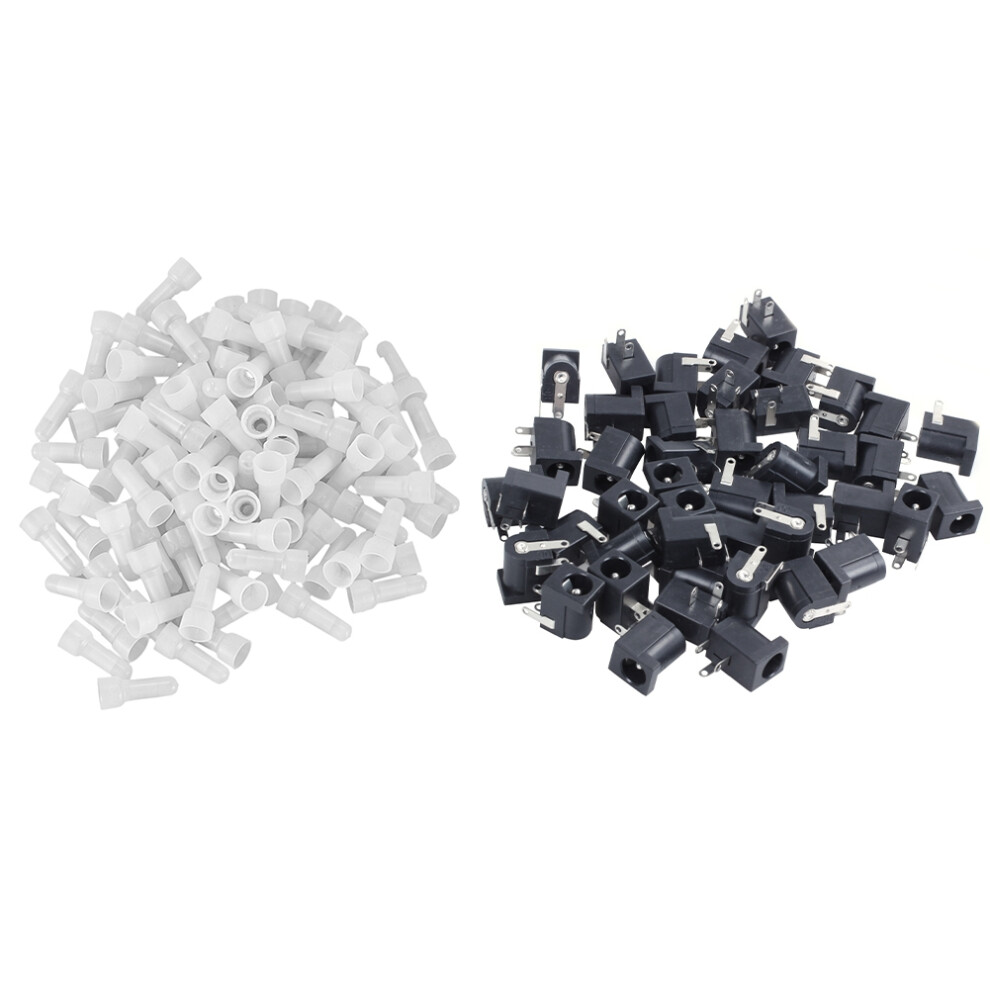 45 Pcs Dc Power Jack Socket 2.1Mm X 5.5Mm -Type Pcb Dc-005 4713514272448