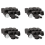 48Pcs Plant Risers Natural Rubber Flower Pot Mat 1