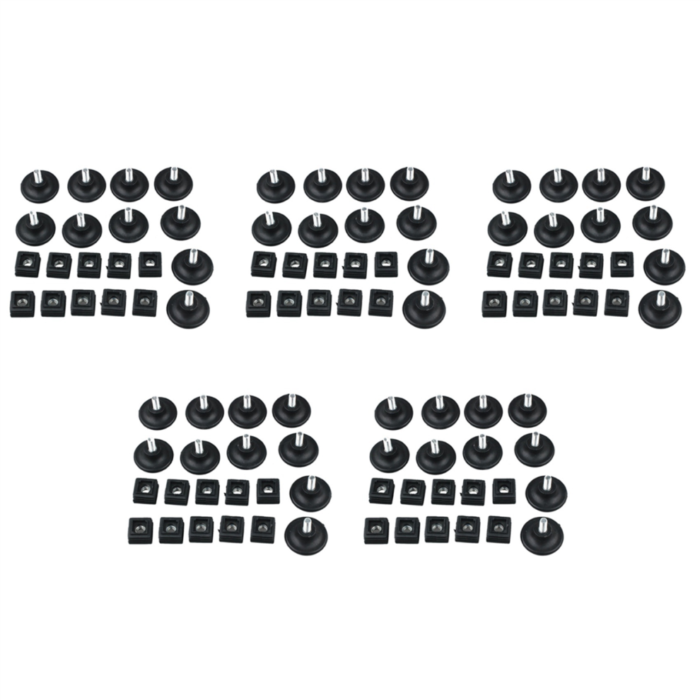 45Mm Base Adjustable Leveling Foot 25Mmx25mm Square Tube Insert Kit 4713514273018