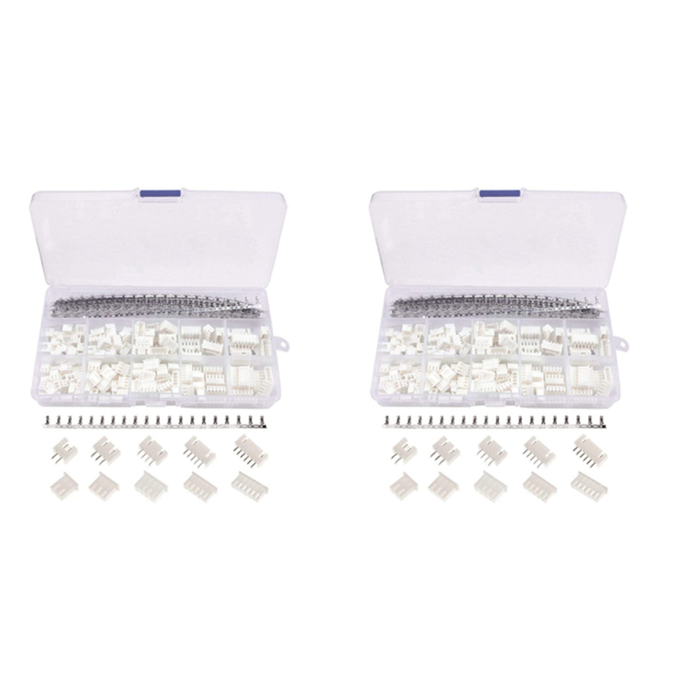 460Pcs 2.54Mm Jst-Xh Kit With 2.54Mm Female Pin & 2/3/4/5/6 Pin Plug 4713514273438