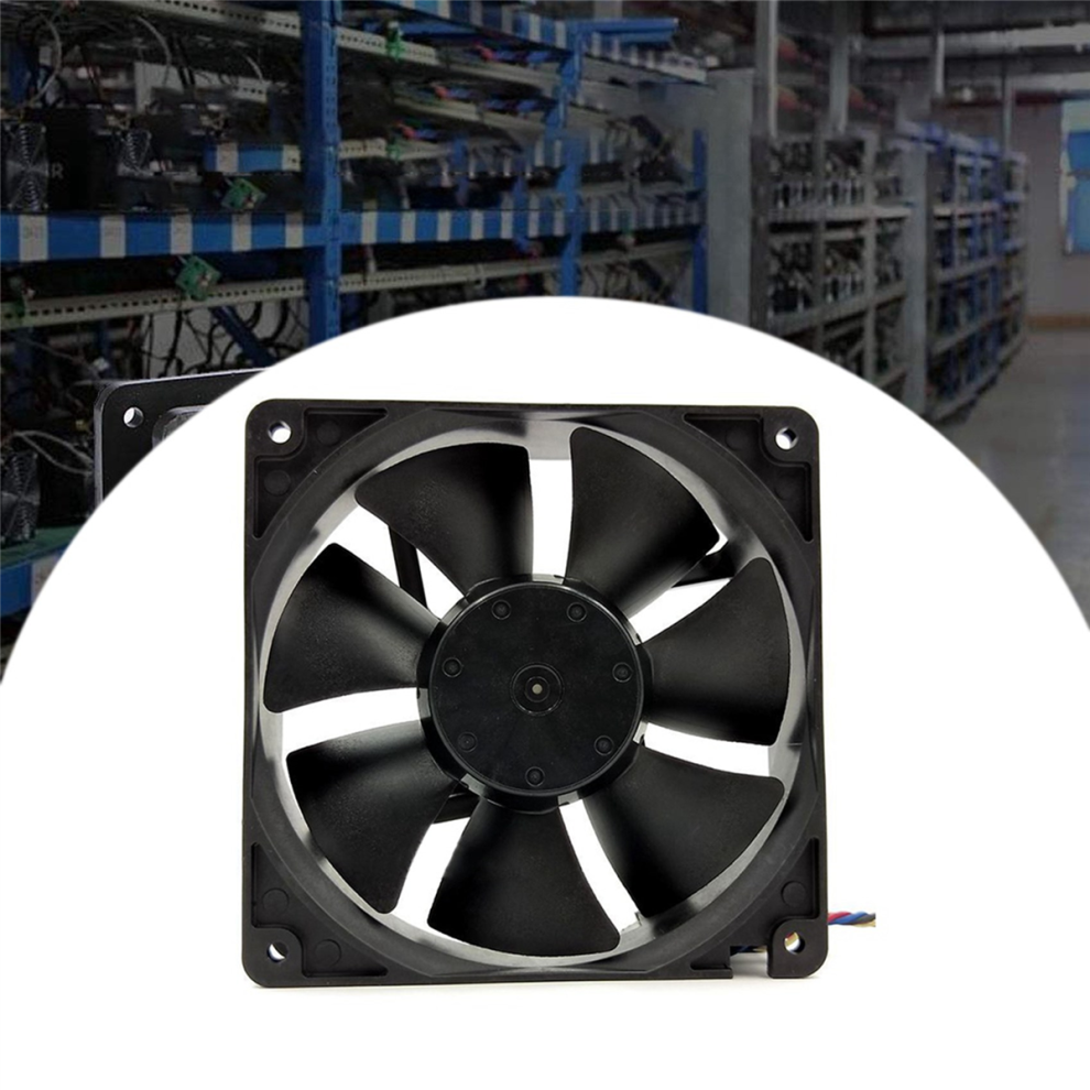 4715Kl-04W-B56 Miner Fan For Nmb 12038 Dc 12V 1.30A 130Cfm 3600Rpm 4713514273742