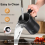 4-in-1 Electric Hot and Cold Foam Maker EU Plug Black 6