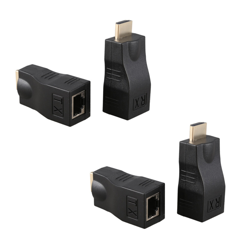 4K 3D 1.4 30M To Rj45 Over Cat 5E/6 Network Lan Ethernet Adapter 4713514278419
