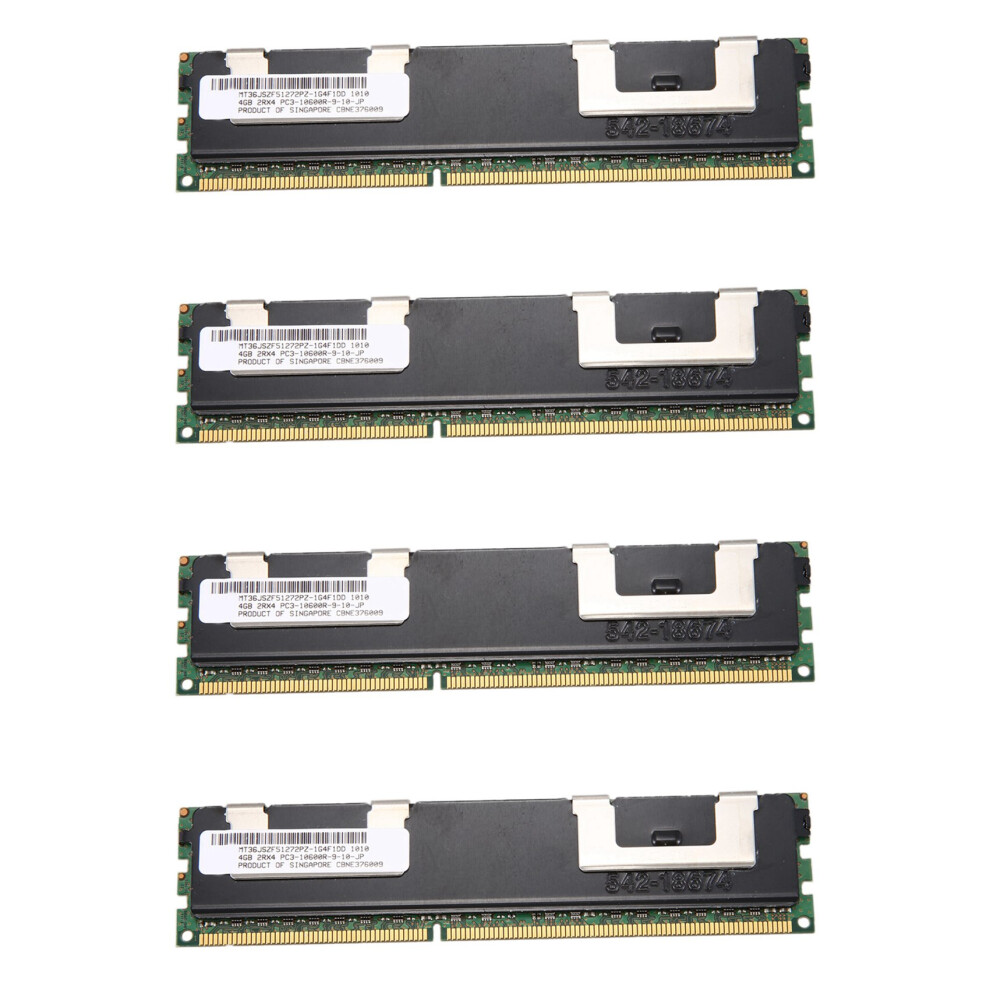 4Gb Ddr3 Memory Ram Pc3-10600R 1333Mhz 2Rx4 1.5V Ecc 240-Pin Server 4713514277603